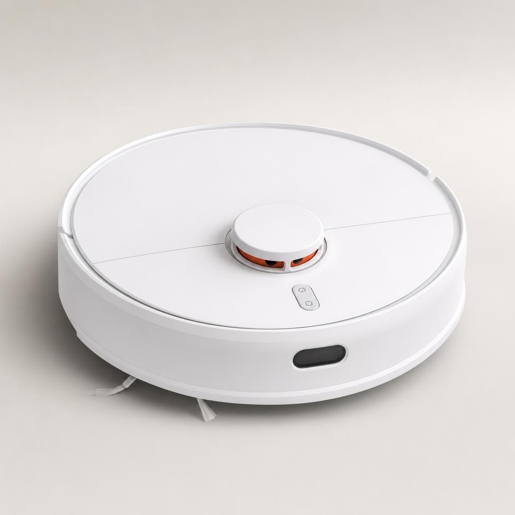 Robot JONR P20 Pro — detaliu turelă LiDAR și corp rotund alb
